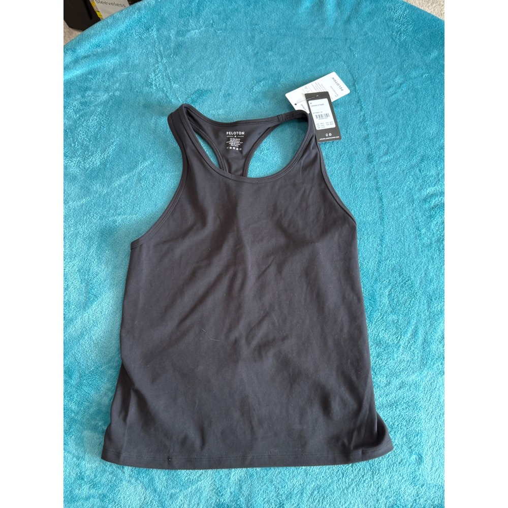 Peloton Cadent‎ Tank Top Black Womens XS New Racerback Workout Activewear